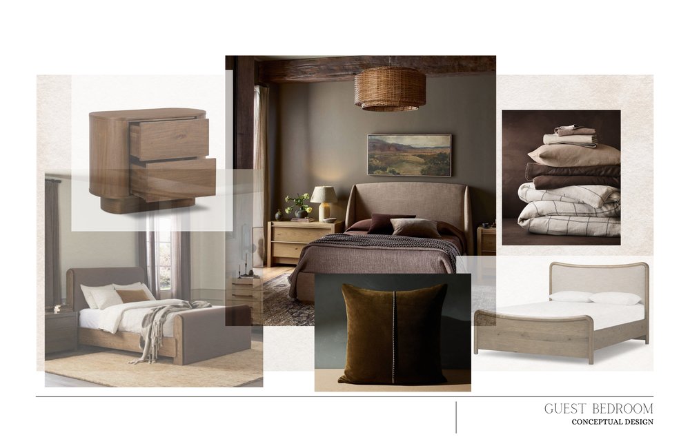Guest bedroom conceptual design